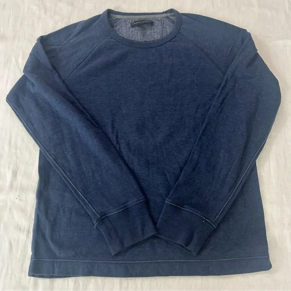 Banana Republic Blue Lightweight Men’s Crewneck Sweater Medium